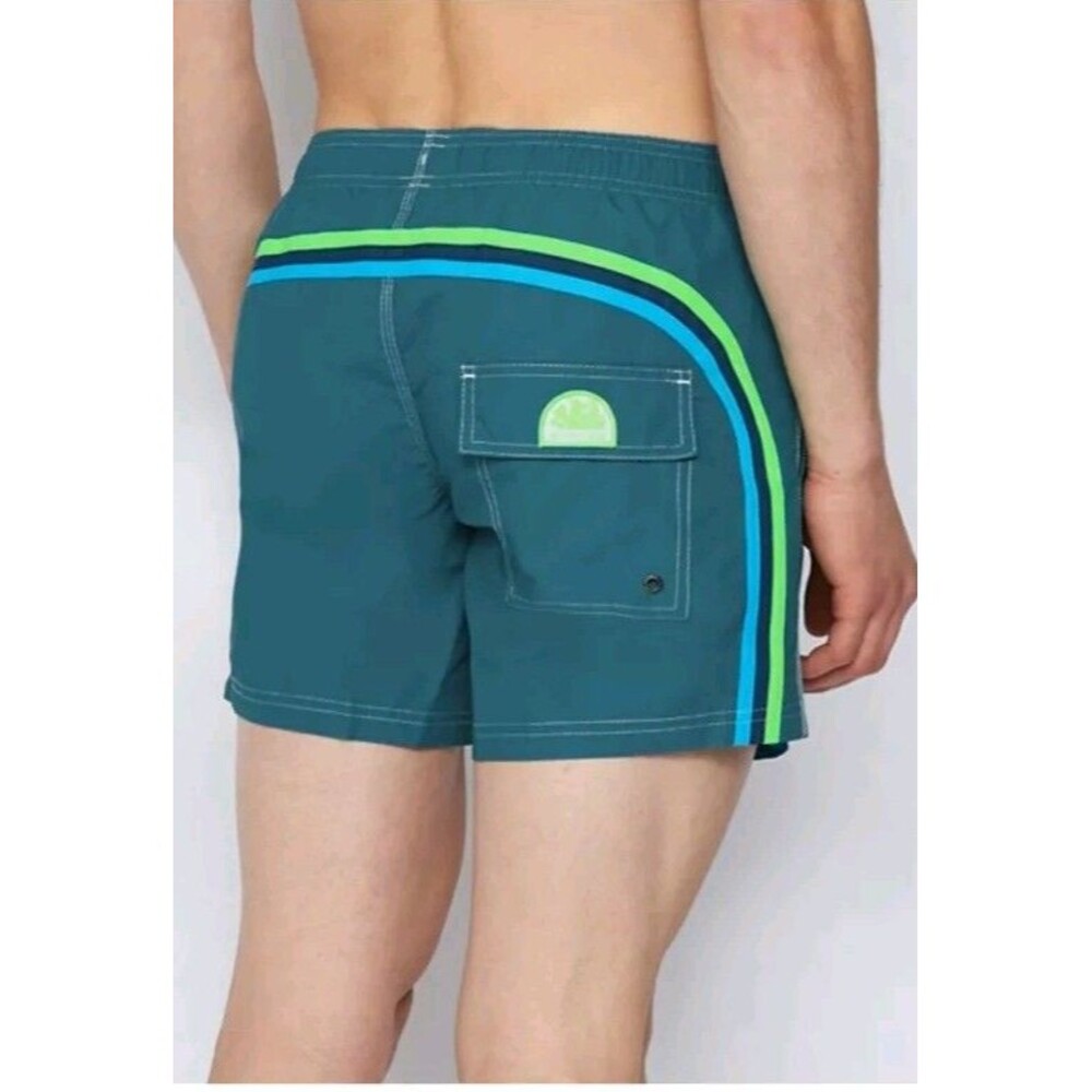 Sundek Revolve Swim Board trunks shorts Men 31 XMC8WK85 Drawstring @L6